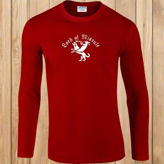 Lord Of Misrule Long Sleeve T-Shirt - 'Feast Of Fools', Alternative Christmas Gift, S-XXL
