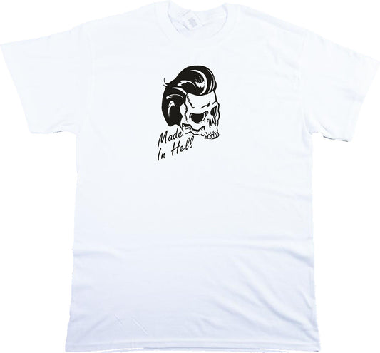 Rockabilly 'Made In Hell' T-Shirt' - 50s, Rock & Roll, Various Colours