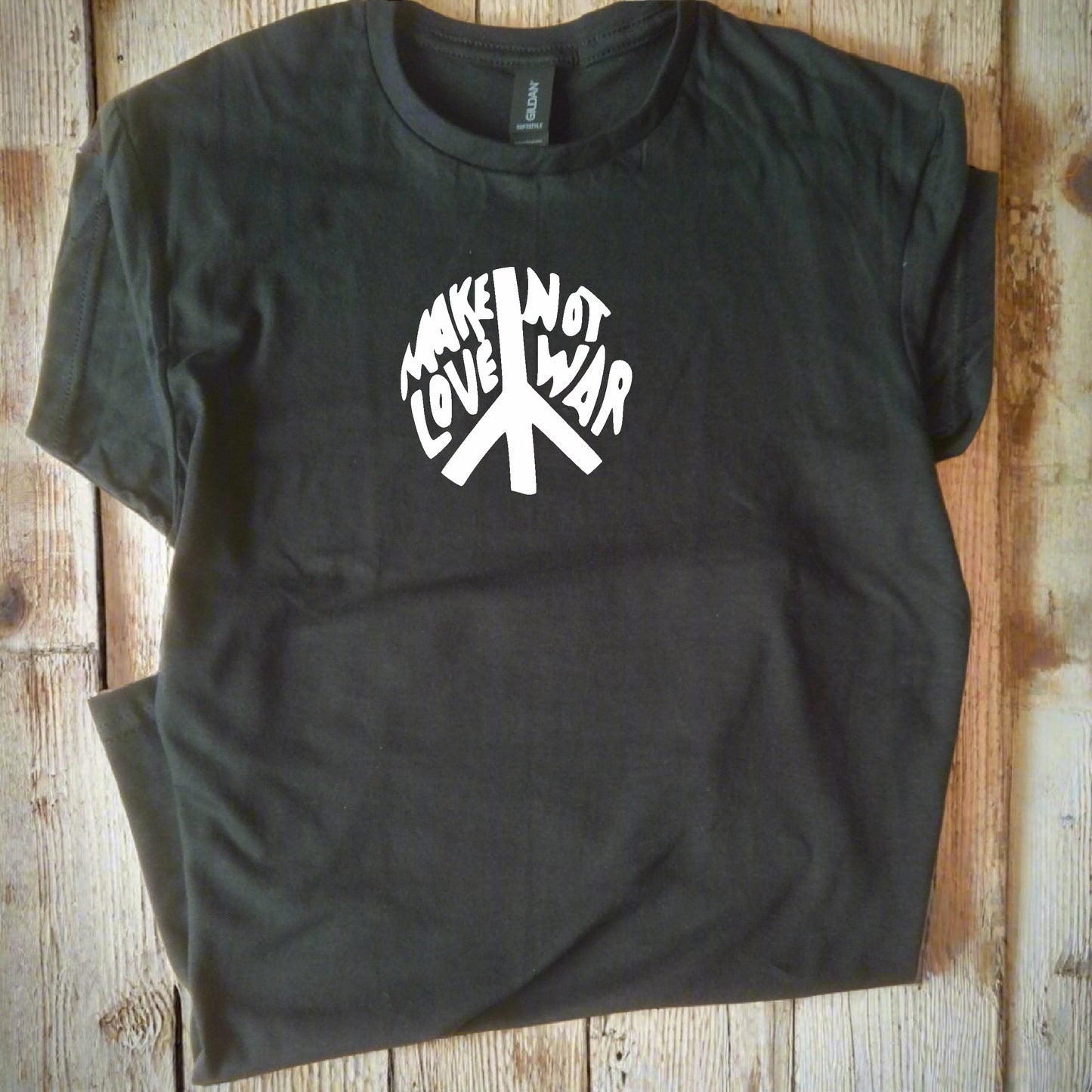 'Make Love Not War' Peace T-Shirt - Anti War, Counter Culture, Political Protest, Various Colours
