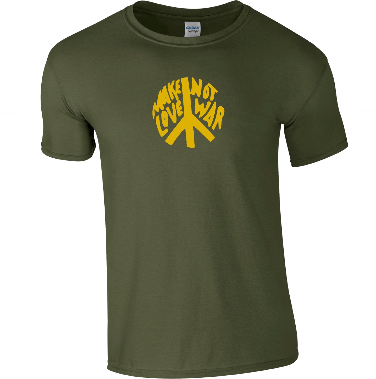 'Make Love Not War' Peace T-Shirt - Anti War, Counter Culture, Political Protest, Various Colours
