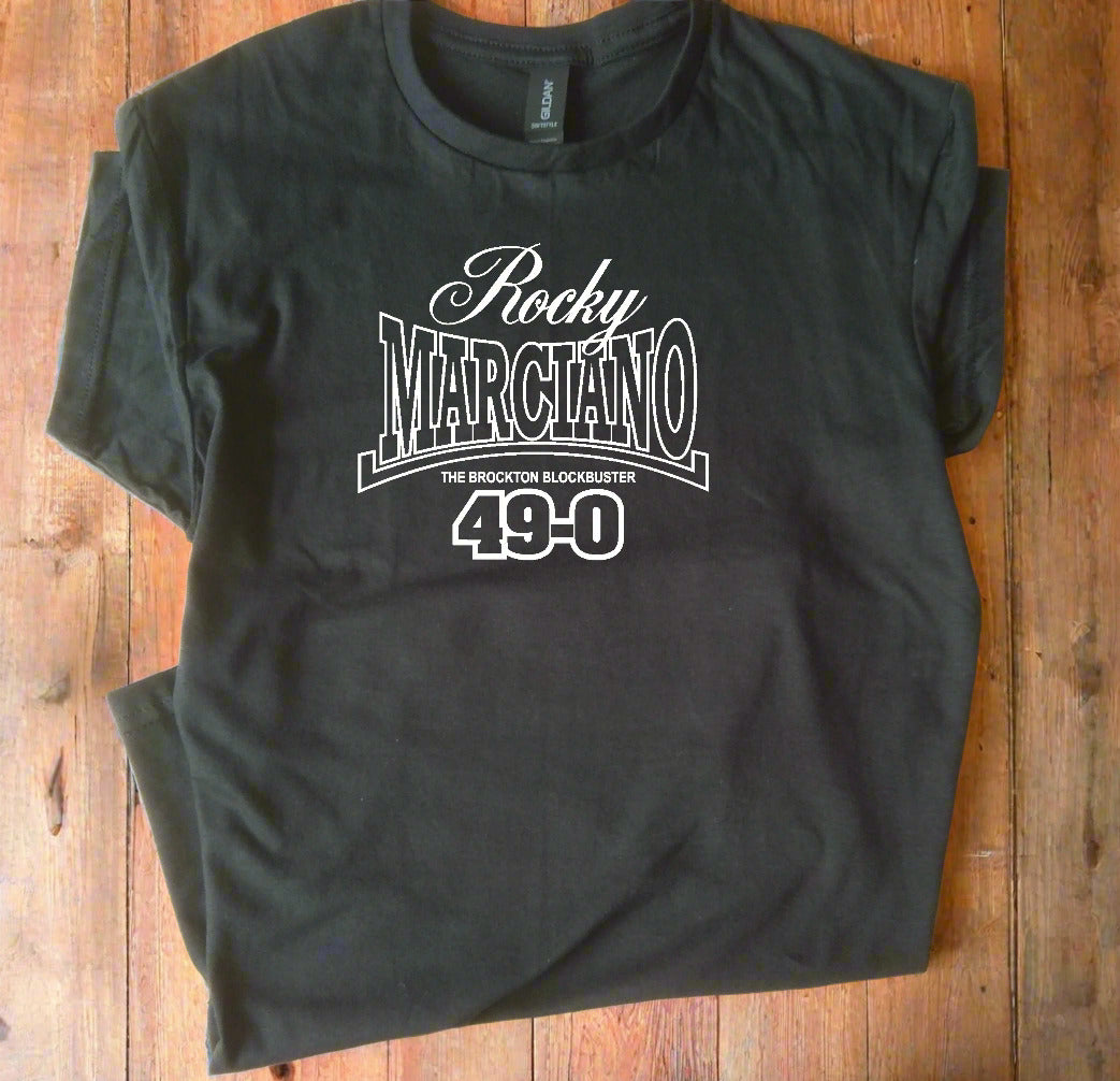 Rocky Marciano T-Shirt - Retro Boxing Top, Various Colours