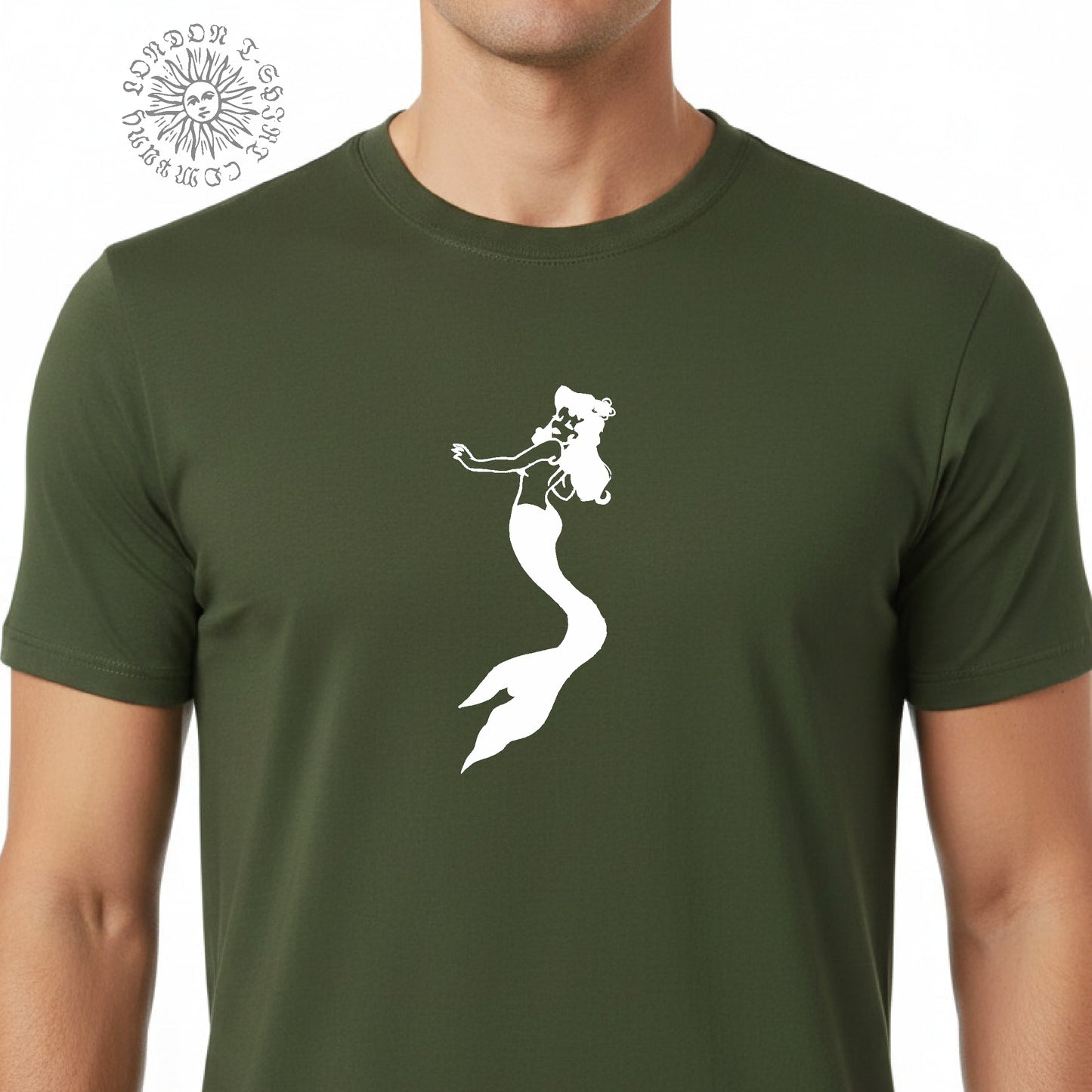 Mermaid Organic Cotton T-Shirt: Sea Folklore, Various Colours