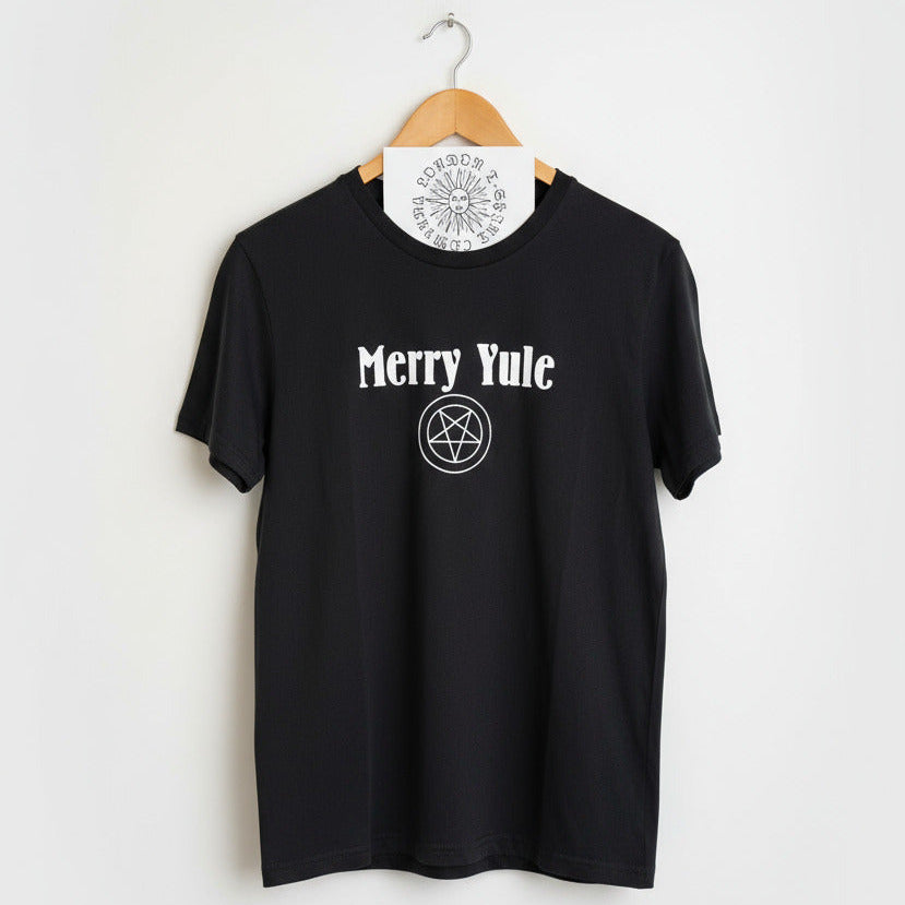 Merry Yule T-Shirt - Folk Christmas, Festive Gift, Various Colours
