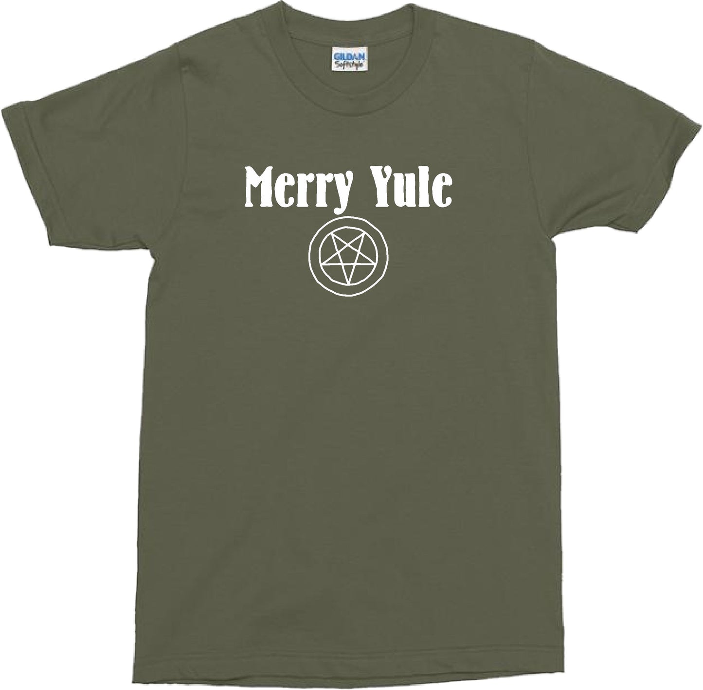 Merry Yule T-Shirt - Folk Christmas, Festive Gift, Various Colours