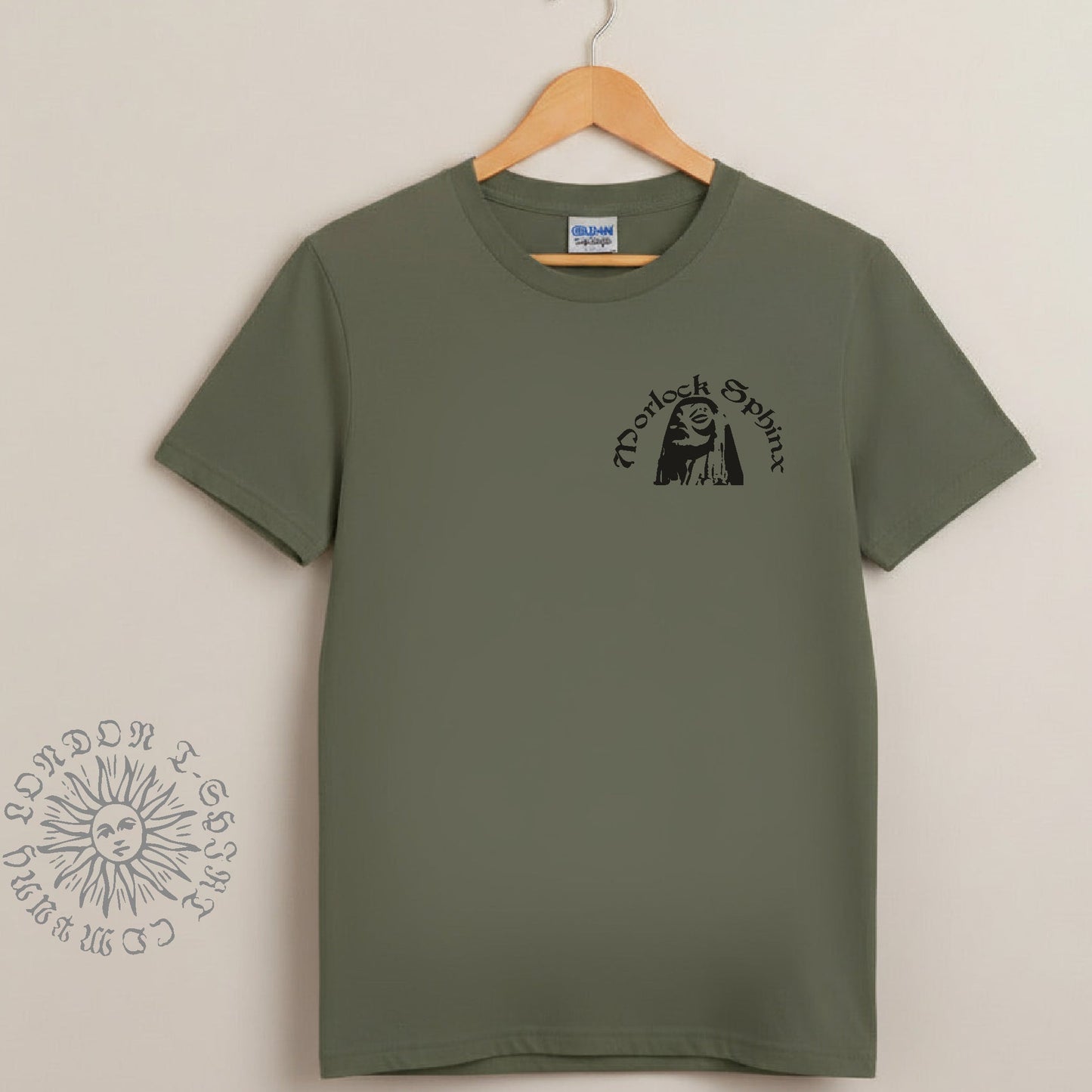Morlock Sphinx Pocket Logo T-Shirt - Time Machine, H.G. Wells Inspired Top, Various Colours