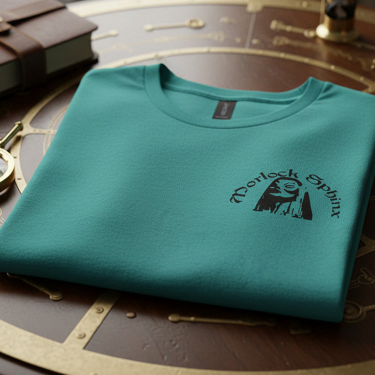 Morlock Sphinx Pocket Logo T-Shirt - Time Machine, H.G. Wells Inspired Top, Various Colours