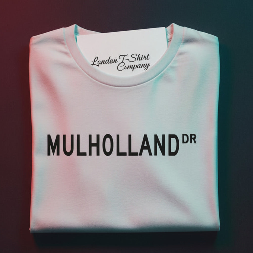 Mulholland Drive T-Shirt: Los Angeles, California Souvenir Top, David Lynch Inspired, Various Colours