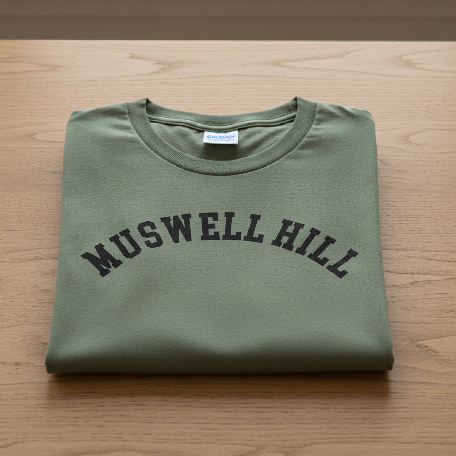 Muswell Hill T-Shirt: London Souvenir, Various Colours