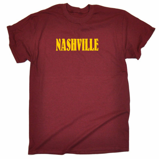 Nashville T-Shirt - Tennessee, USA Souvenir, Music City, Various Colours