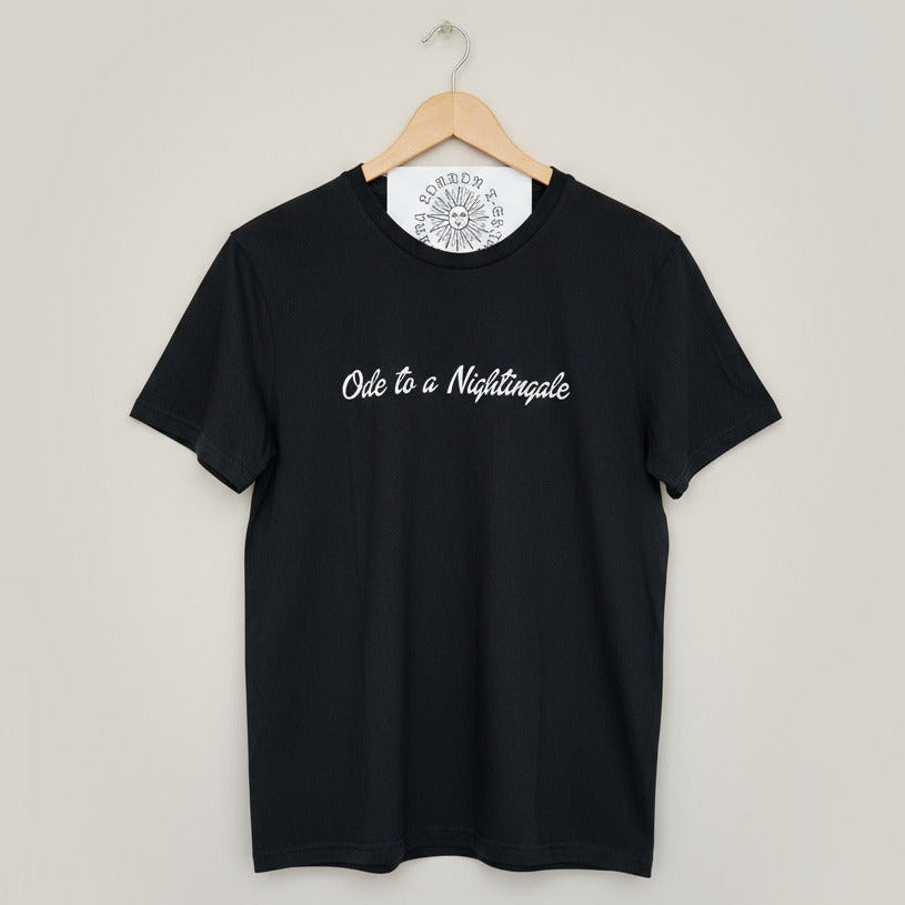 Ode to a Nightingale T-Shirt: John Keats Poem, Various Colours