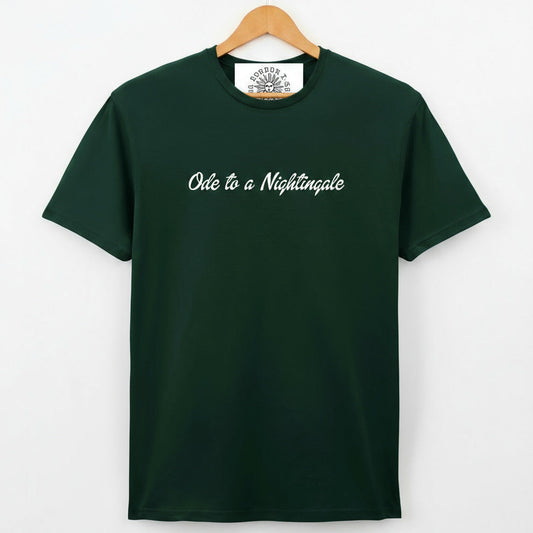 Ode to a Nightingale T-Shirt: John Keats Poem, Various Colours
