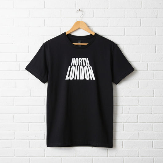 North London T-Shirt - London Souvenir, Retro 70s Style, Various Colours