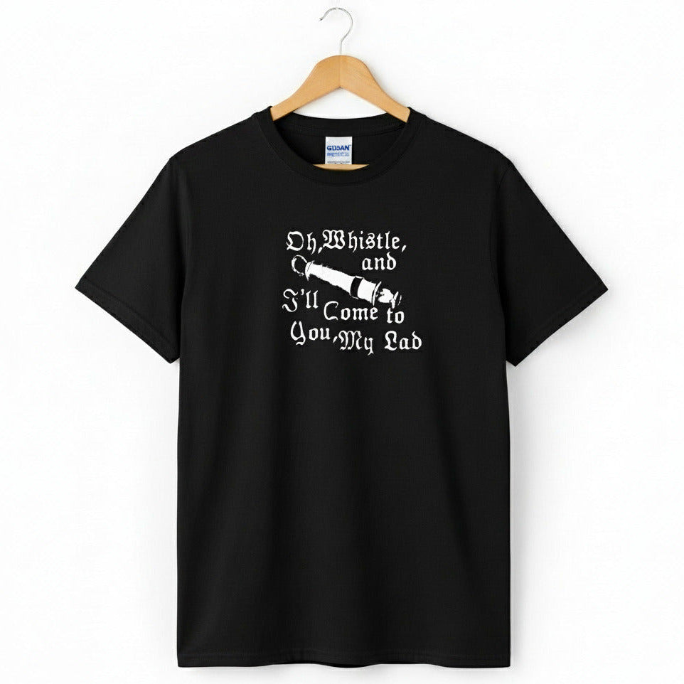 'Oh, Whistle, and I'll Come to You, My Lad' T-Shirt - Inspired By M.R. James's Ghost Story.