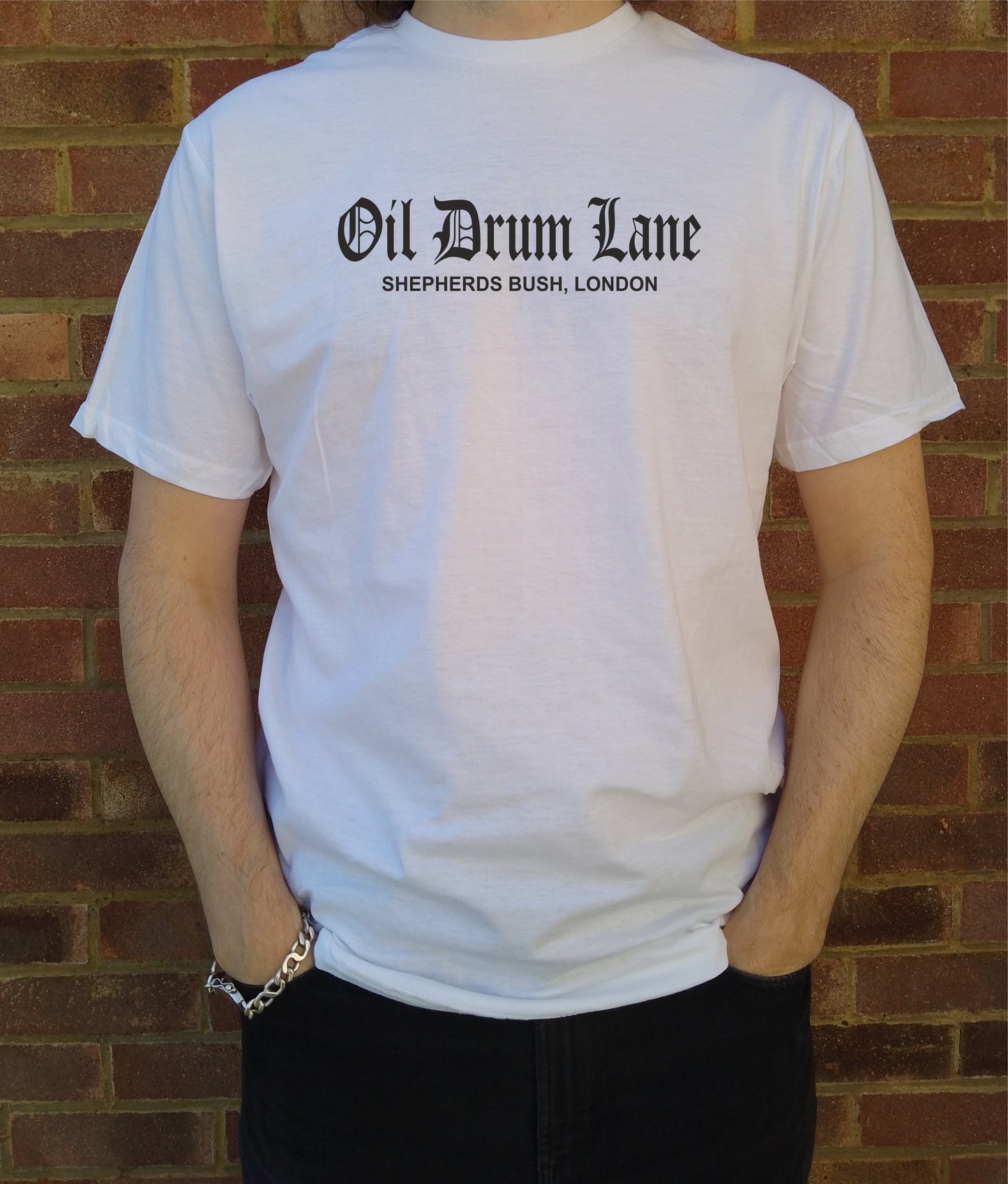 Oil Drum Lane T-Shirt - Shepherds Bush, Steptoe, London Souvenir, Various Colours