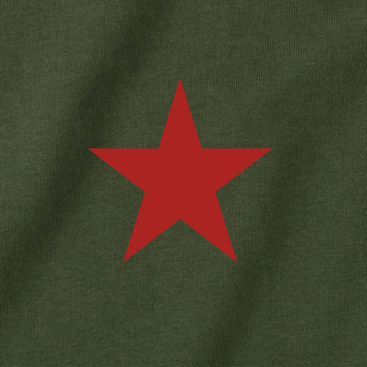 Red Star Organic Cotton T-Shirt - Retro Punk Top, Protest Tee, Various Colours