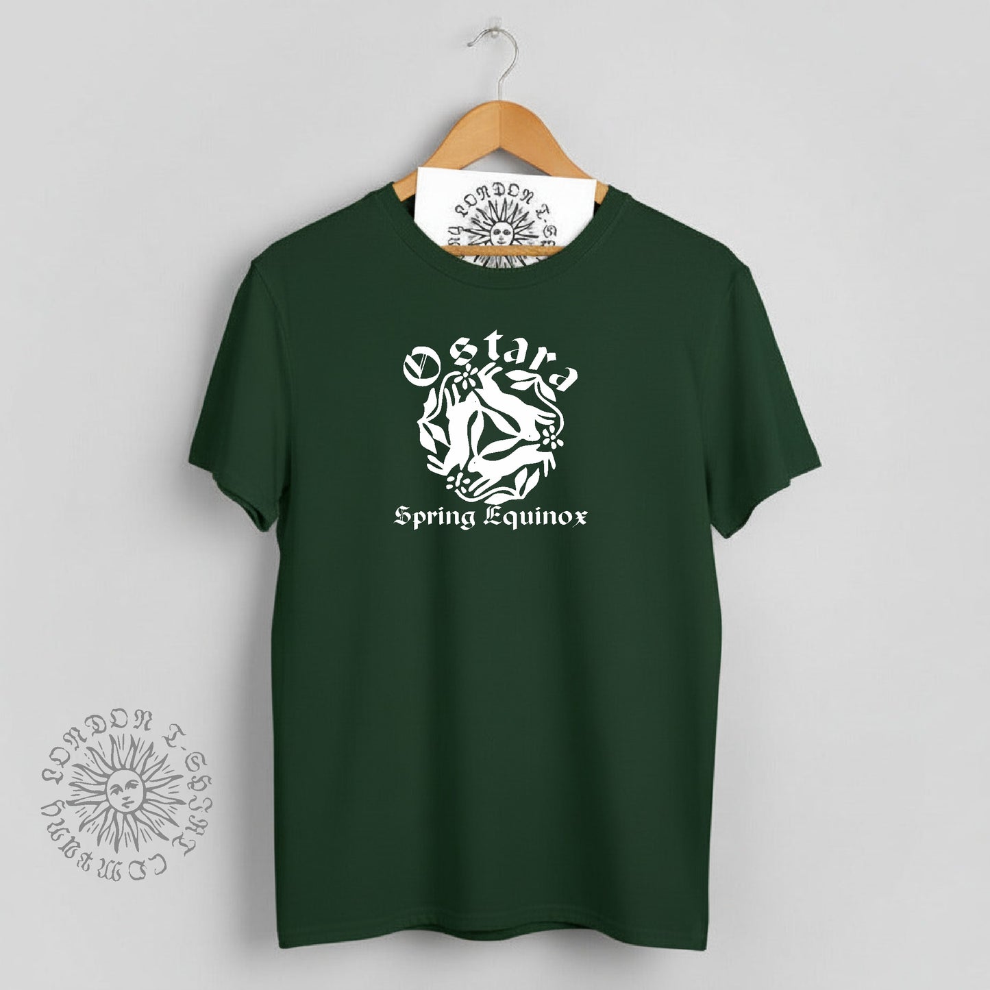 Ostara Spring Equinox T-Shirt: Hares, Various Colours