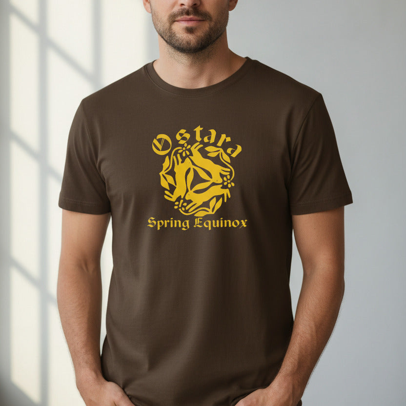 Ostara Spring Equinox T-Shirt: Hares, Various Colours