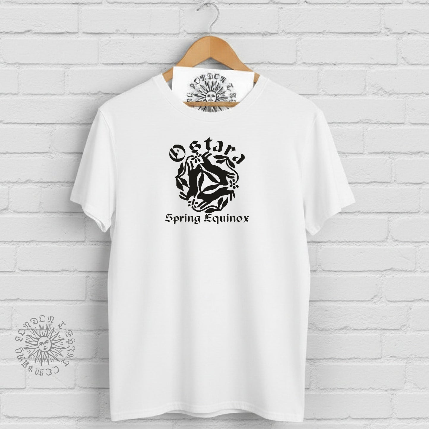 Ostara Spring Equinox T-Shirt: Hares, Various Colours
