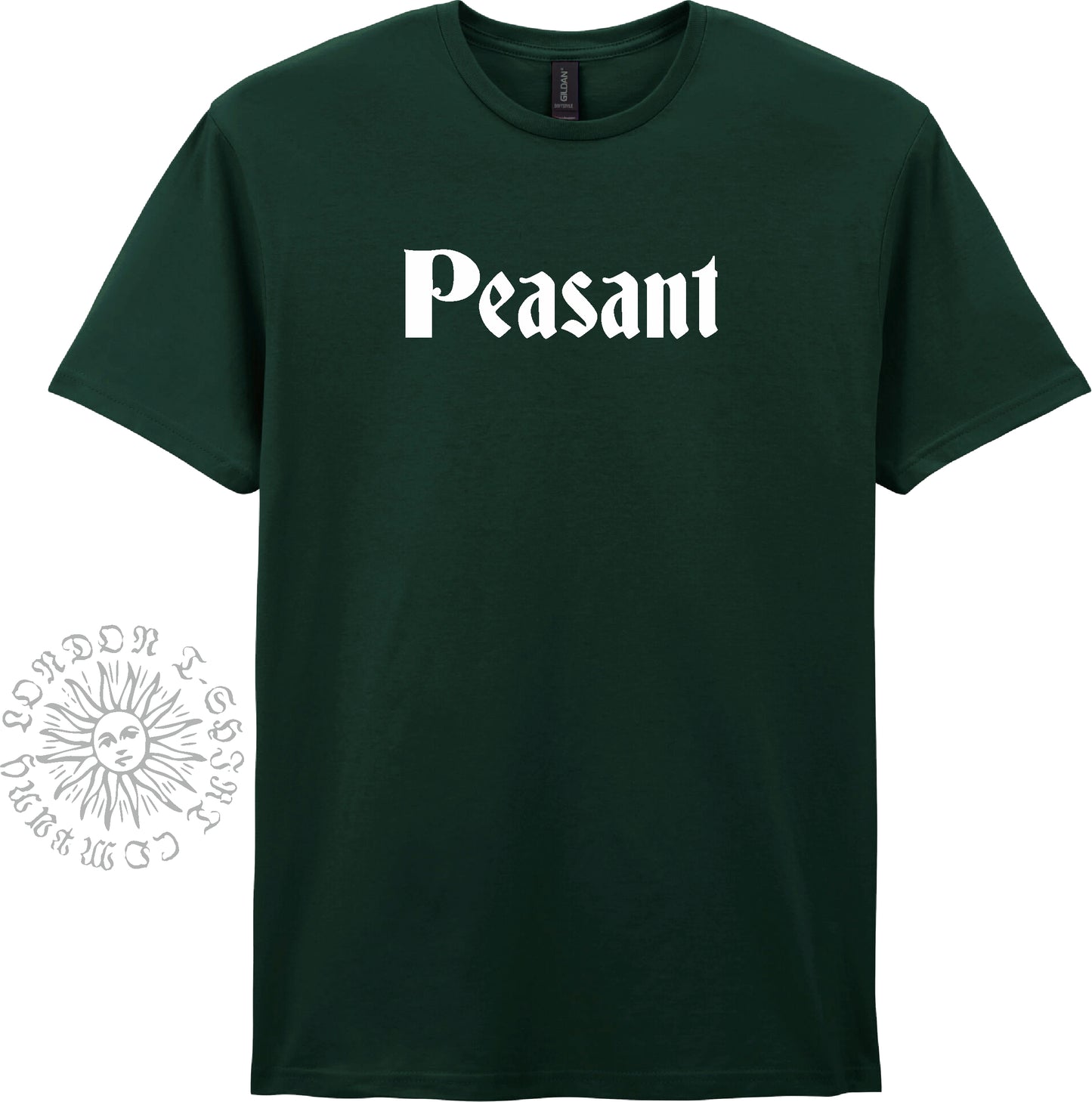 Peasant T-Shirt - Folklore Souvenir Top, Medieval Style, Protest, Various Colours