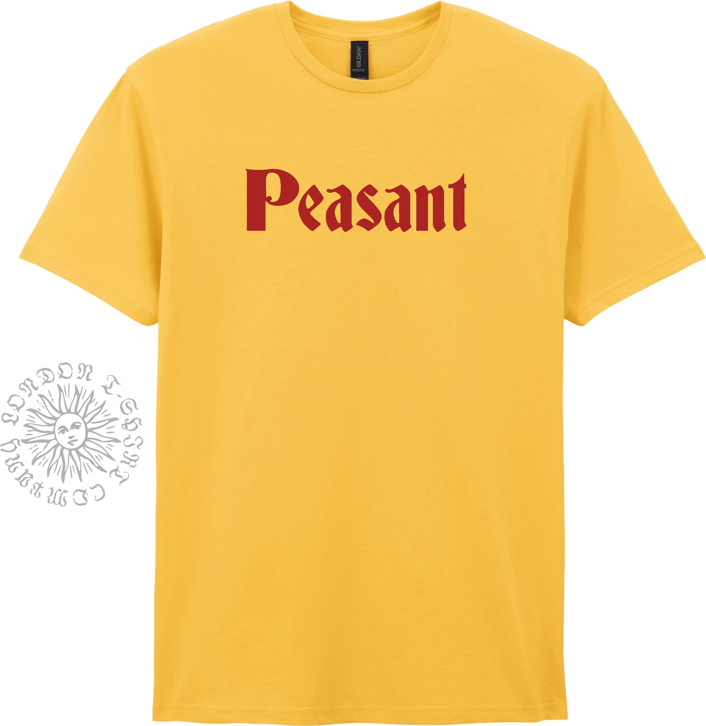 Peasant T-Shirt - Folklore Souvenir Top, Medieval Style, Protest, Various Colours