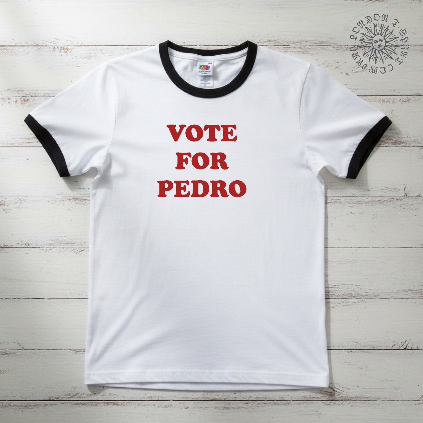 Vote For Pedro T-Shirt - Custom Print, Add Name, Napoleon Dynamite, Indie, S-3XL