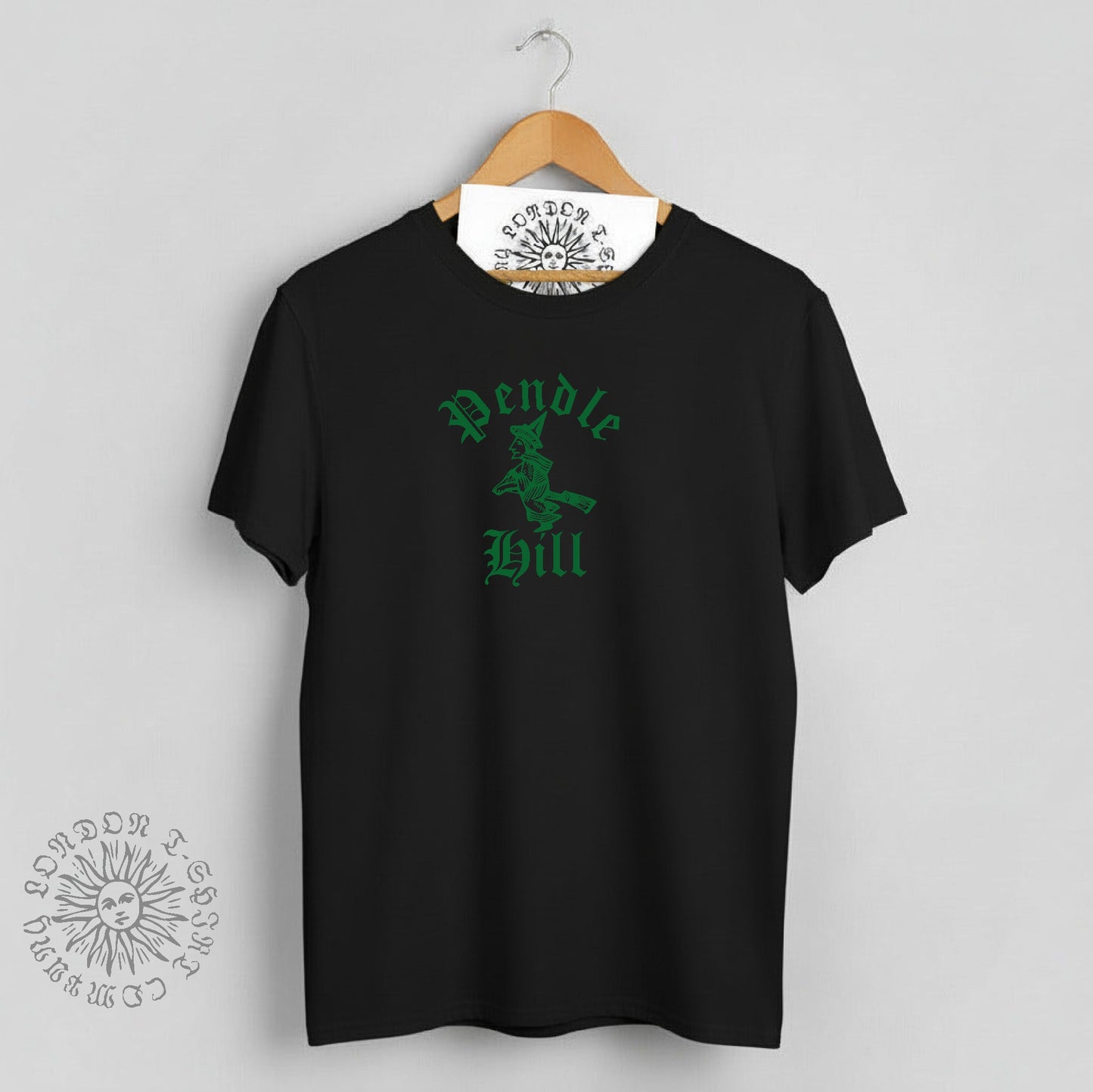 Pendle Hill T-Shirt - Witch Folklore, Lancashire Souvenir, Various Colours