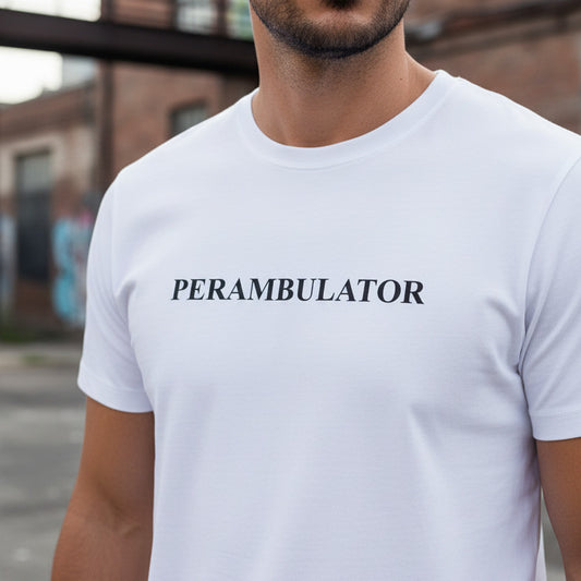 Perambulator T-Shirt - Organic Cotton, Psychogeography, Geography, Walking, S-XXL