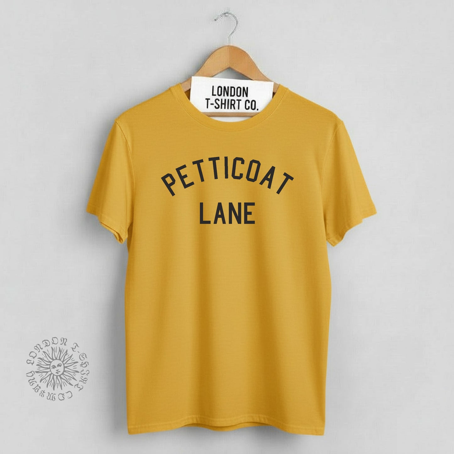 Petticoat Lane T-Shirt - East London Souvenir, Eastend Market, Spitalfields, Various Colours