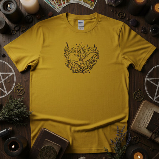 Rising Phoenix T-Shirt - Fire, Folklore Symbol, Various Colours