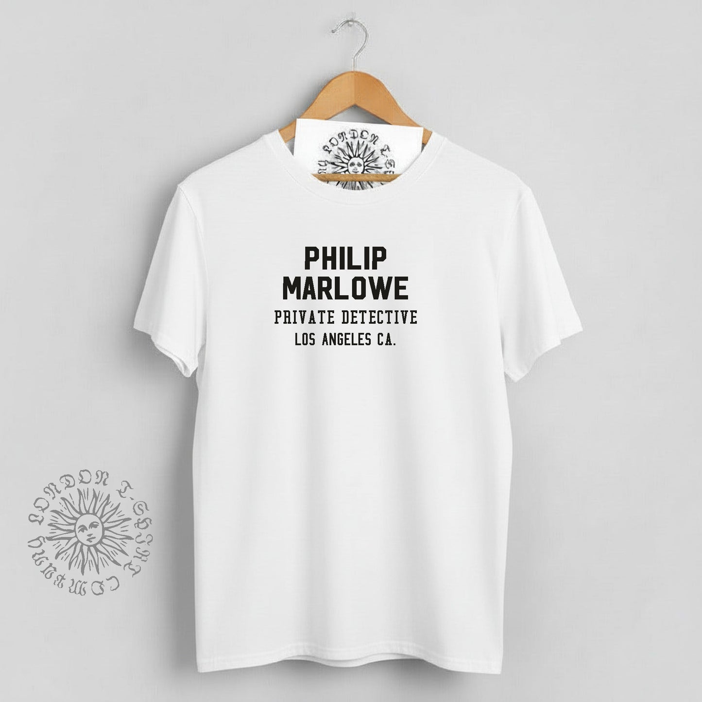 Philip Marlowe T-Shirt - Detective, Hard Boiled Literature, Raymond Chandler, Various Colours