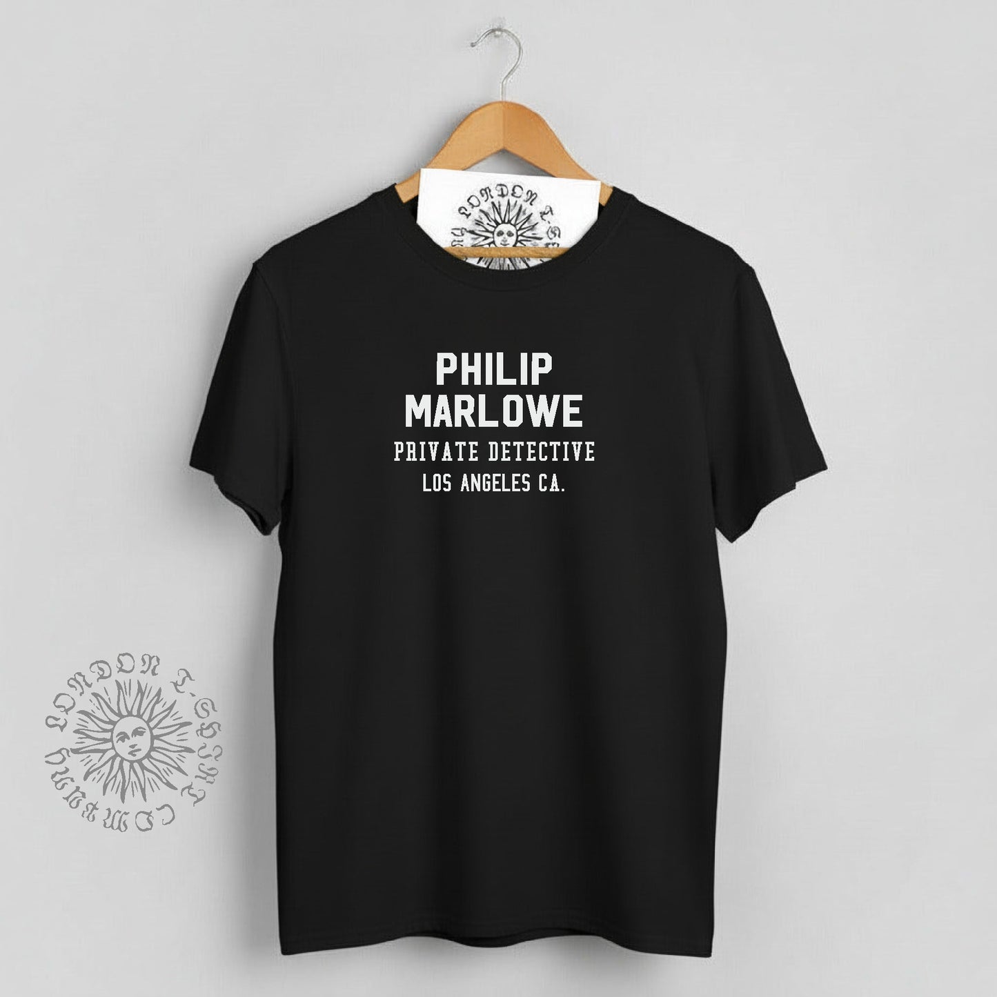 Philip Marlowe T-Shirt - Detective, Hard Boiled Literature, Raymond Chandler, Various Colours