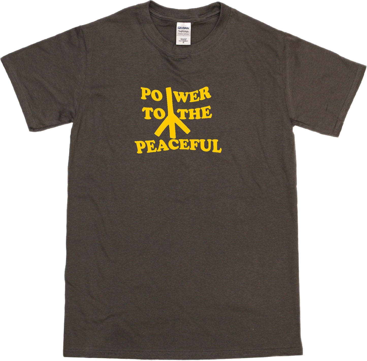 Power To The Peaceful T-Shirt - Peace, Protest, 60s, Hippy, Various Colours