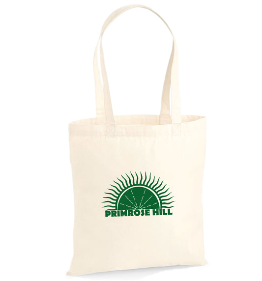 Primrose Hill, London Organic Cotton Tote Bag - William Blake Inspired Souvenir, Sun Symbol
