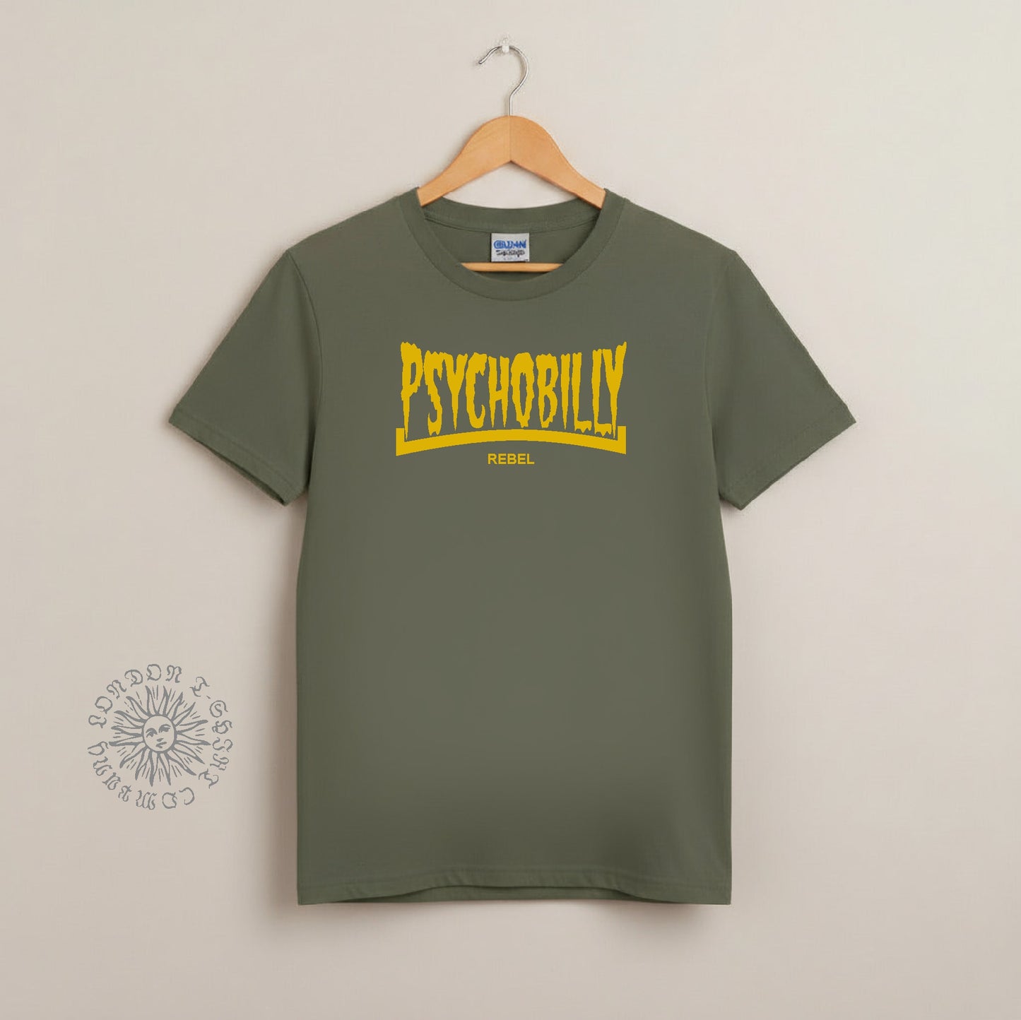 Psychobilly Rebel T-Shirt - Rockabilly, Punk Rocker, Various Colours