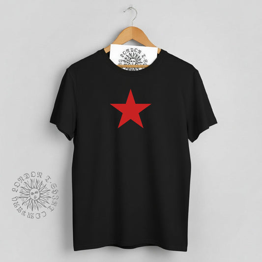 Red Star T-Shirt - Retro Punk, Sub Culture, Protest, Various Colours
