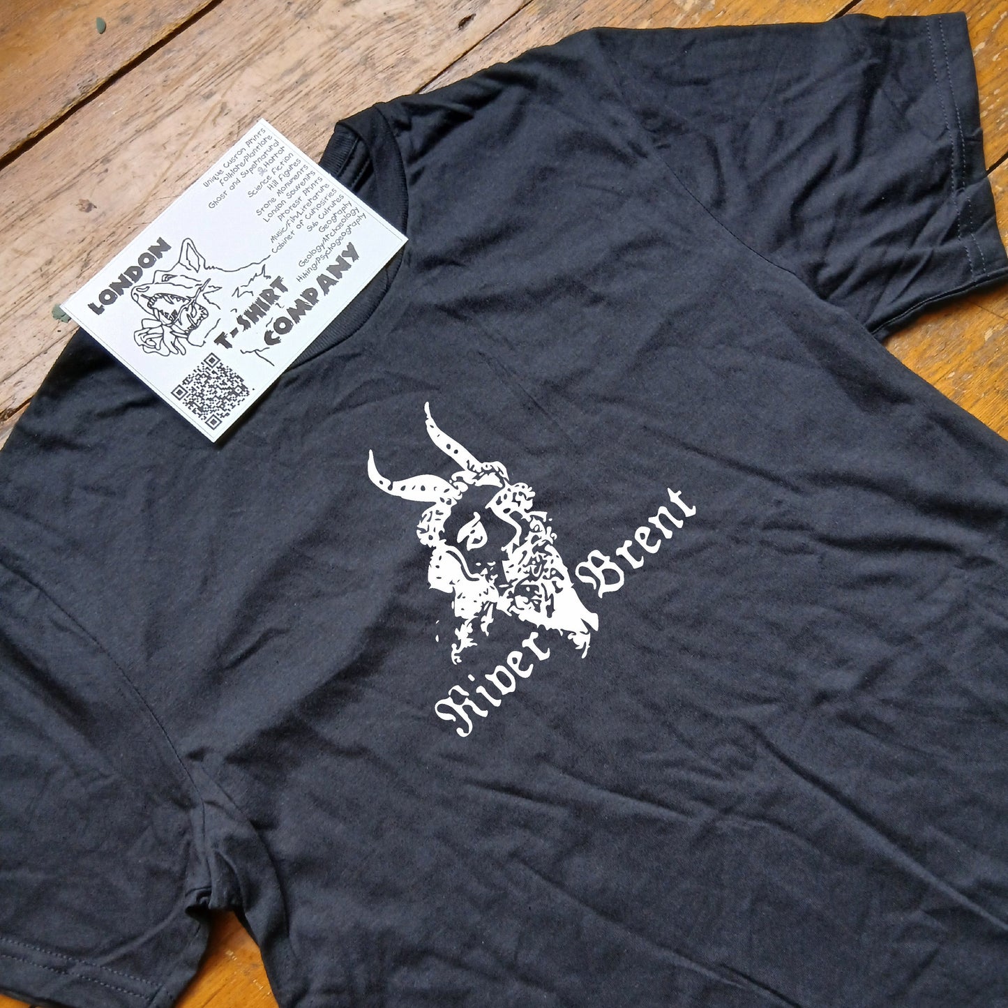 River Brent T-Shirt - Pan Folklore, Alternative London Souvenir, Various Colours