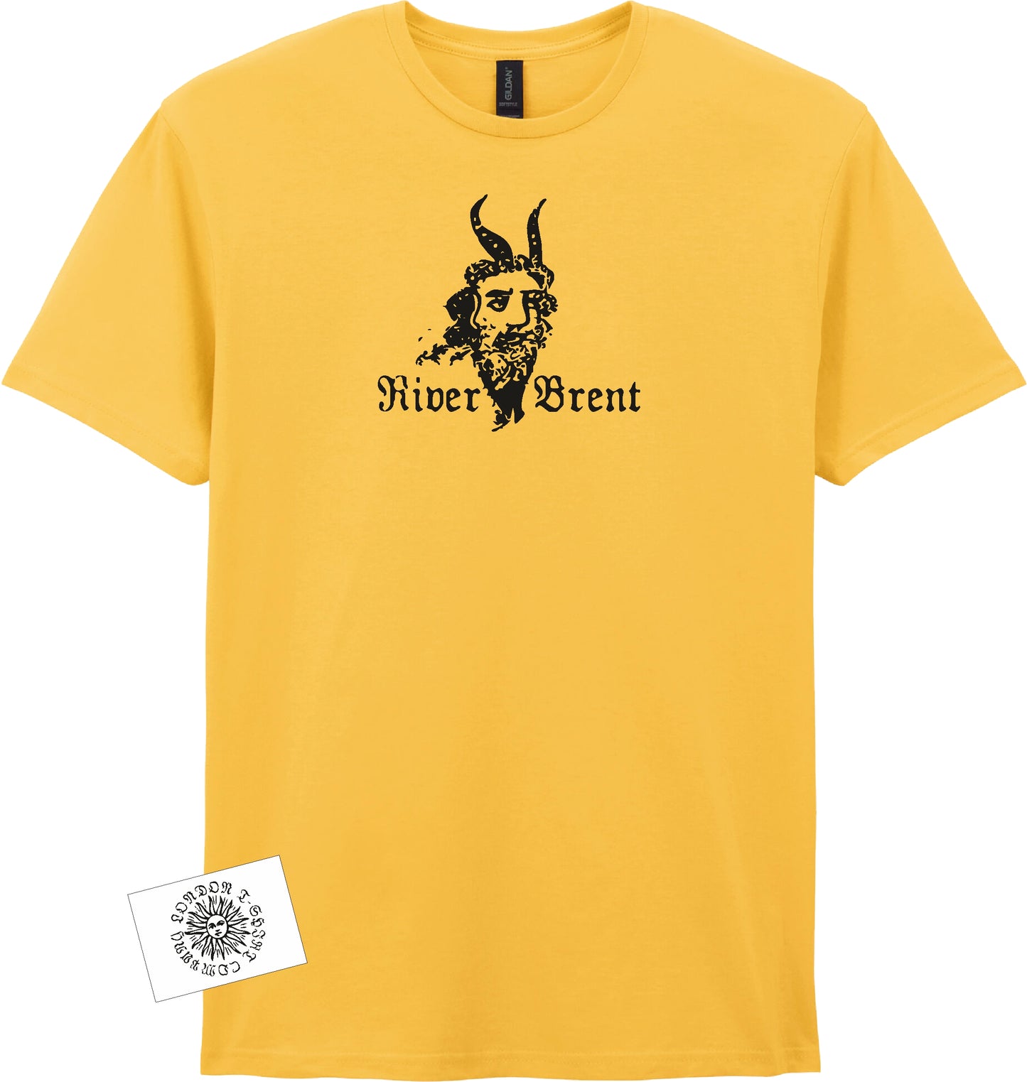 River Brent T-Shirt - Pan Folklore, Alternative London Souvenir, Various Colours