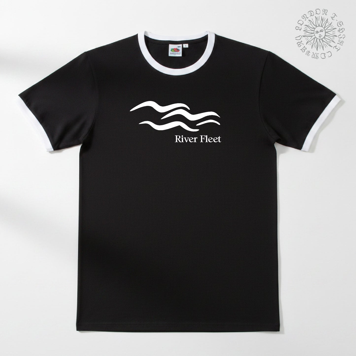 River Fleet Ringer T-Shirt: Subterranean London Souvenir,  Various Colours, S-3XL