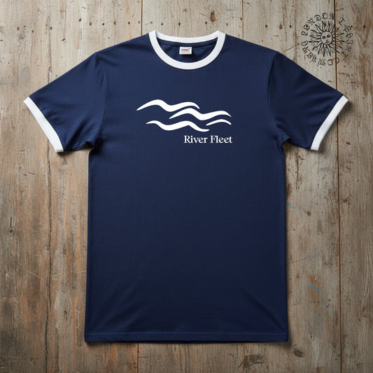 River Fleet Ringer T-Shirt: Subterranean London Souvenir,  Various Colours, S-3XL