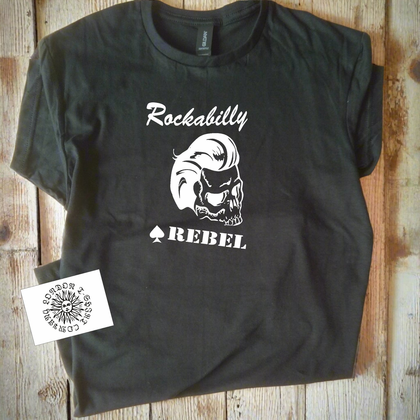 Rockabilly Rebel T-Shirt - Ace Spades, 50s, Rock & Roll, Various Colours