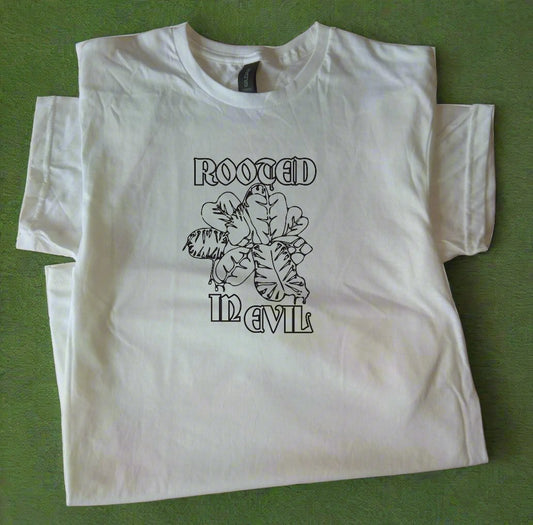 Venus Fly Trap T-Shirt - 'Rooted In Evil', Gothic Botany, Various Colours