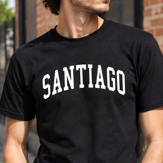 Santiago Souvenir T-Shirt - Chile, City, Travel Gift, Various Colours
