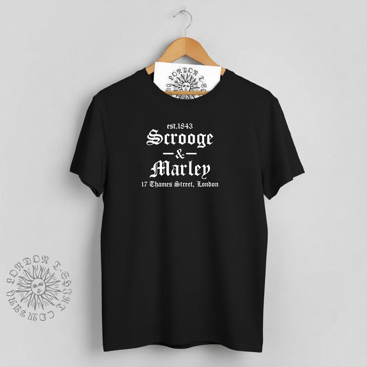 Scrooge & Marley T-Shirt - Festive Gift, A Christmas Carol, Charles Dickens, S-XXL