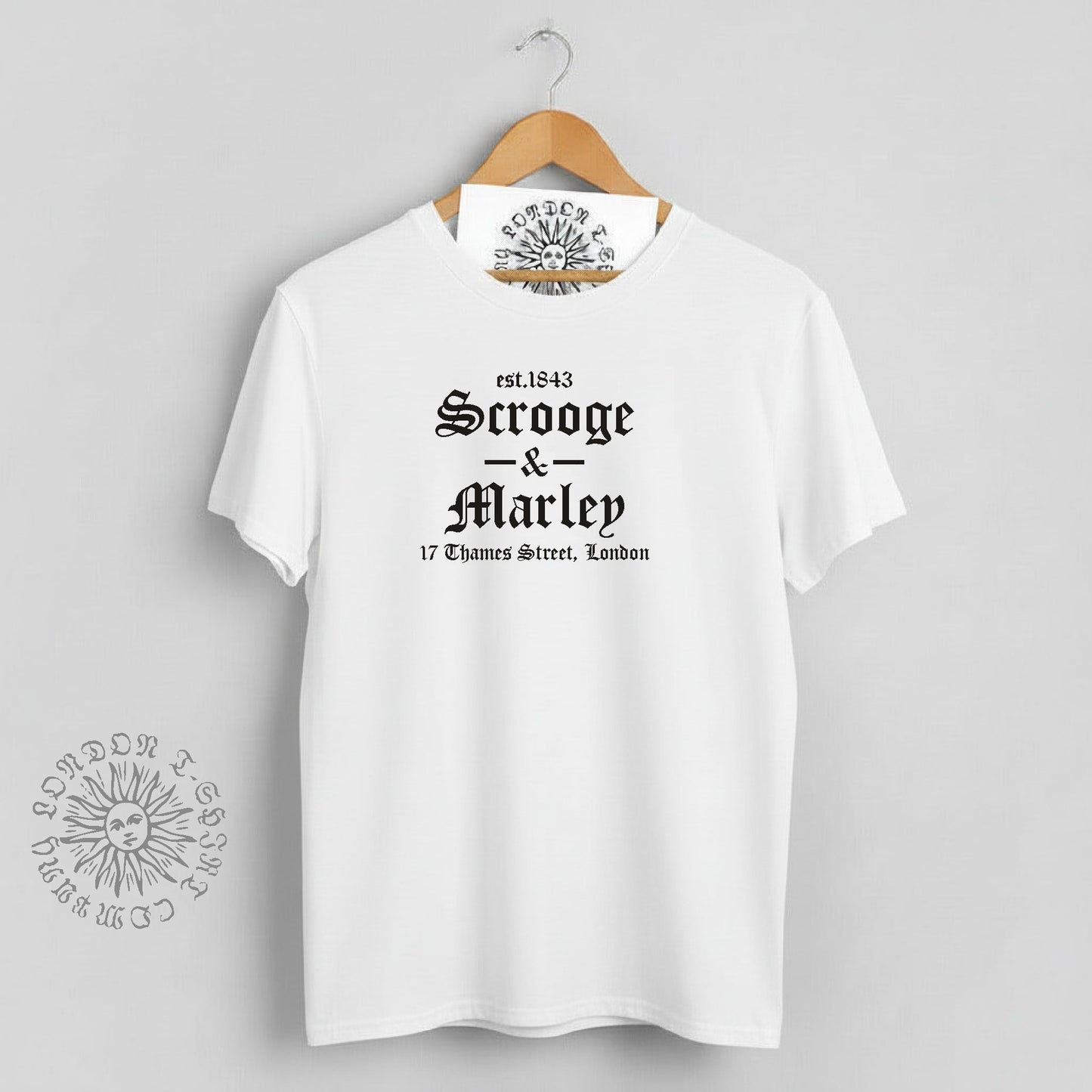 Scrooge & Marley T-Shirt - Festive Gift, A Christmas Carol, Charles Dickens, S-XXL