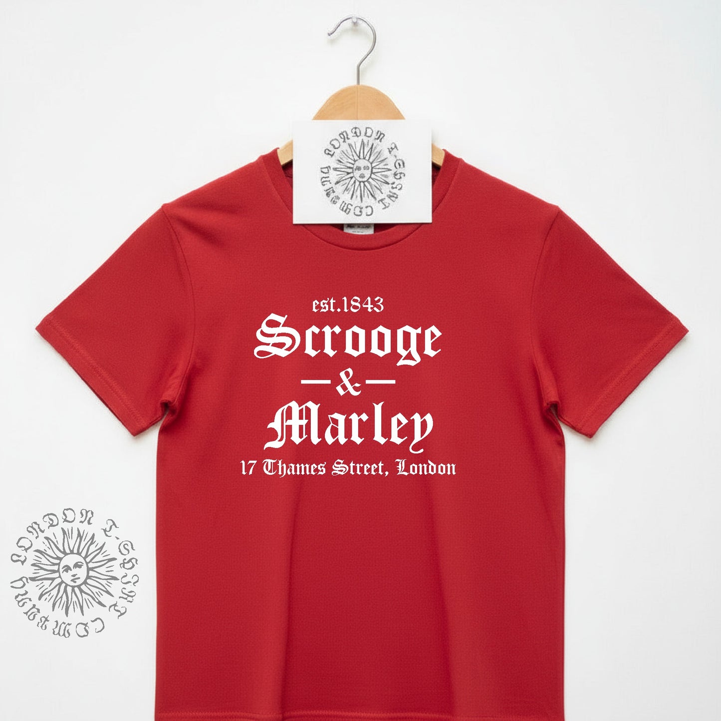 Scrooge & Marley T-Shirt - Festive Gift, A Christmas Carol, Charles Dickens, S-XXL