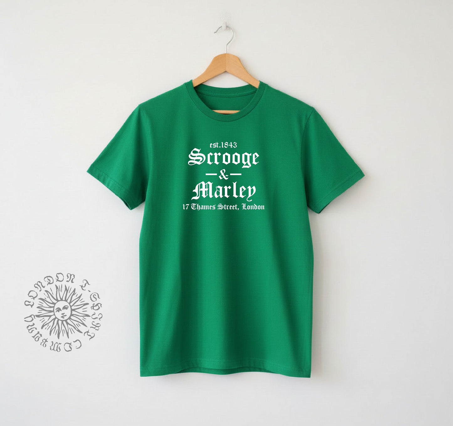 Scrooge & Marley T-Shirt - Festive Gift, A Christmas Carol, Charles Dickens, S-XXL