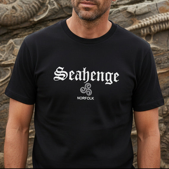 Seahenge T-Shirt - Norfolk Prehistoric Stones Monument Souvenir, Various Colours