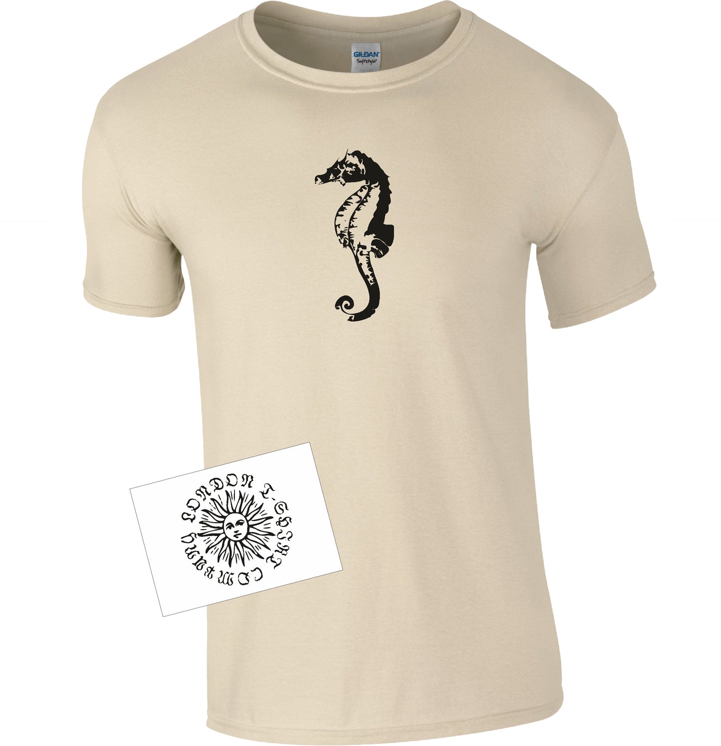 Seahorse T-Shirt - Cabinet of Curiosities, Various Colours