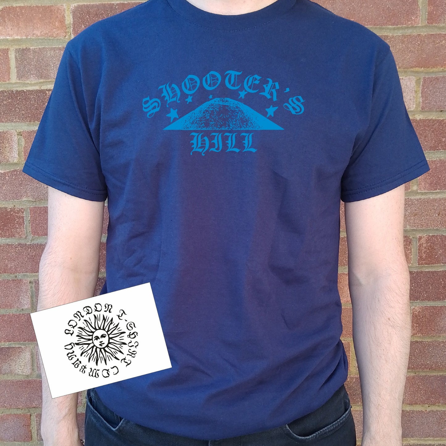 Shooter's Hill T-Shirt - Organic Cotton, South East London Souvenir, Various Colours