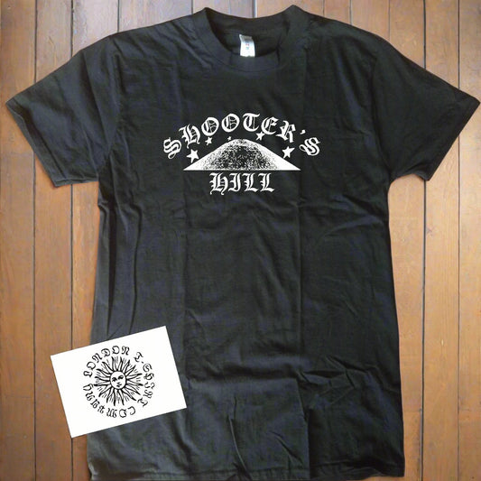 Shooter's Hill T-Shirt - Organic Cotton, South East London Souvenir, Various Colours